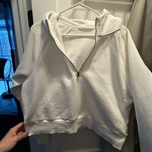 Women’s vuori White Zip-Up Hoodie